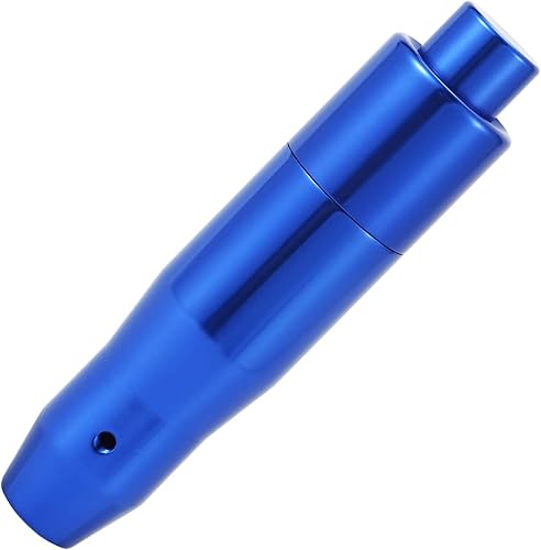 Vista 53 de Lunsom Pomo de palanca de cambios automático de metal para automóvil con botón pulsador de aleación de aluminio, manija de palanca de cambios larga