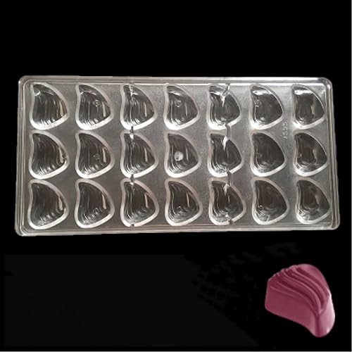 Miniatura 2 de Grainrain Moldes de chocolate de plástico Moldes de caramelo Moldes de policarbonato de plástico Moldes de chocolate transparente duro DIY