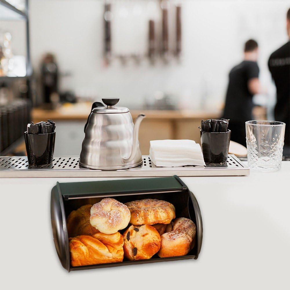 Portapane Arrotolato in bambù, Portapane Ecologico Cucina con Coperchio Freschezza Ottimale, Design Naturale E Organico