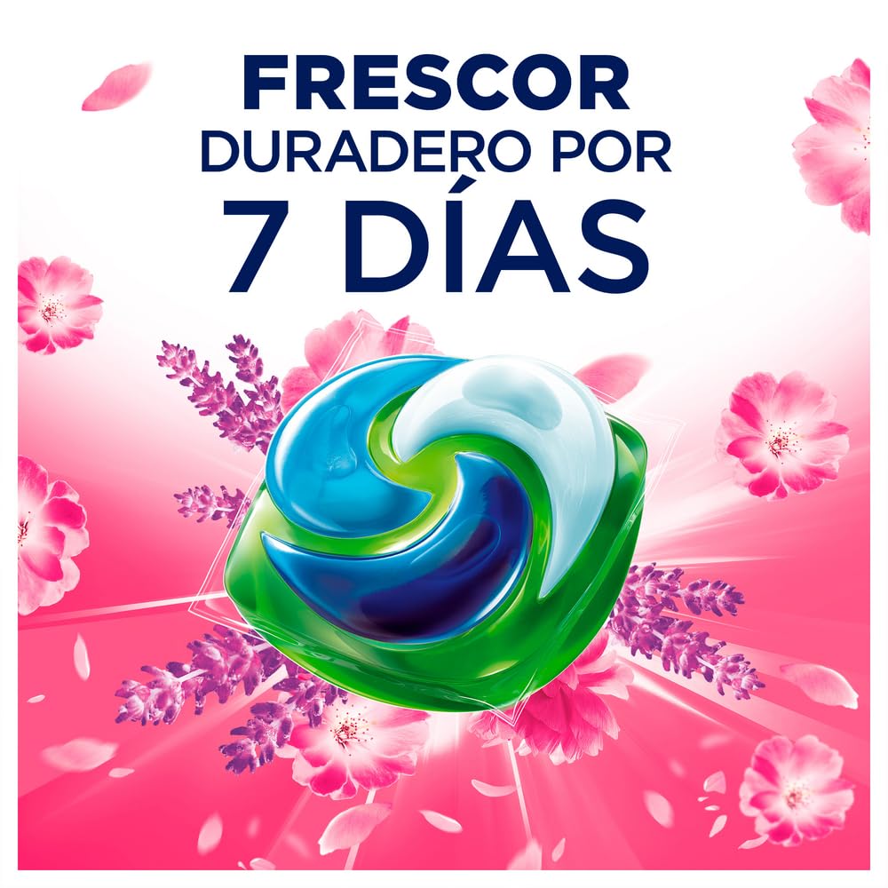 Ariel PODs Platinum, Detergente Líquido En Cápsulas Frescor Sensaciones Cápsulas, 60 Lavados