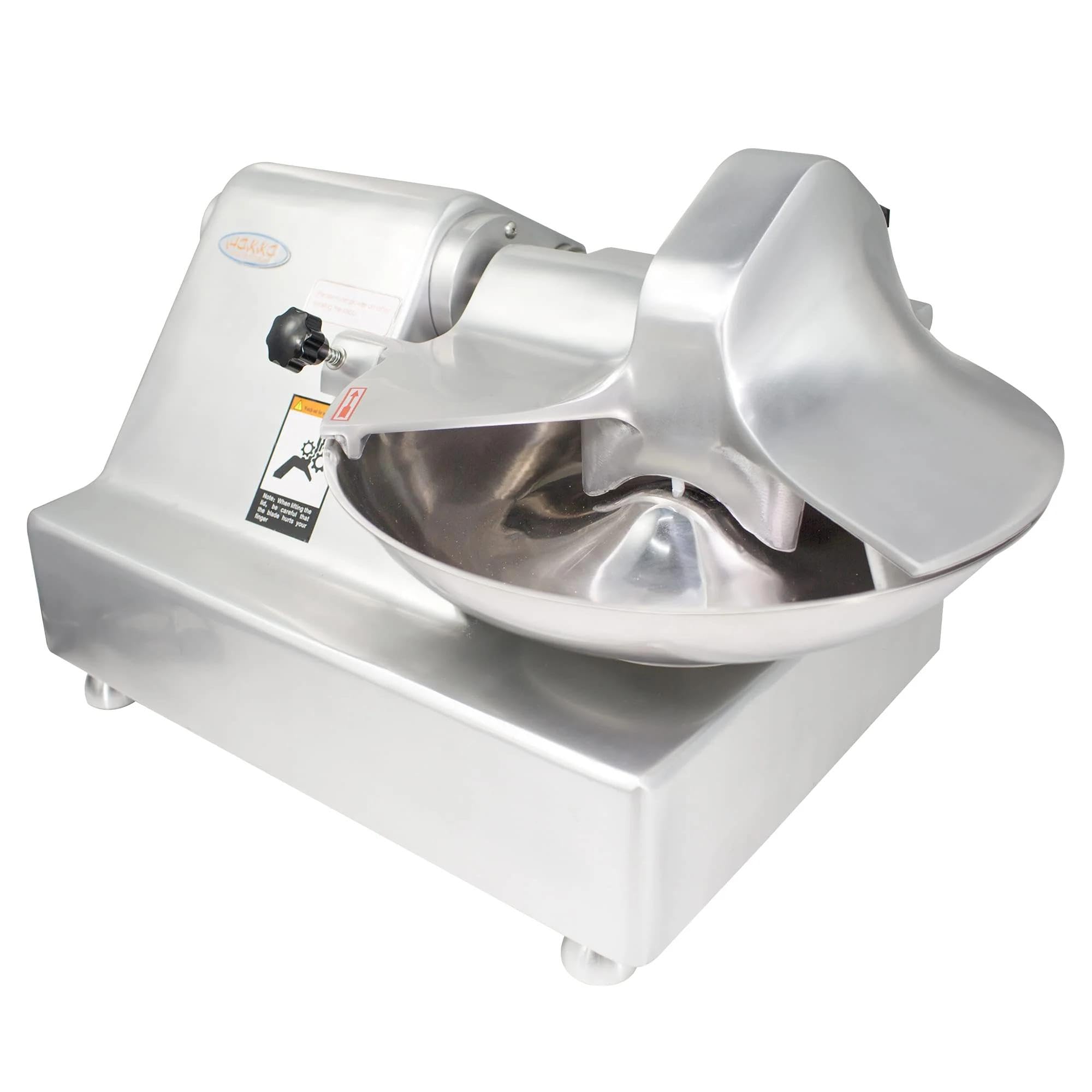 Mezclador comercial del cortador del cuenco de carne, 5.5L multifuncional eléctrico picador de alimentos procesador mezclador de carne picador de búfalo para ajo vegetal 750W 1450 r/min