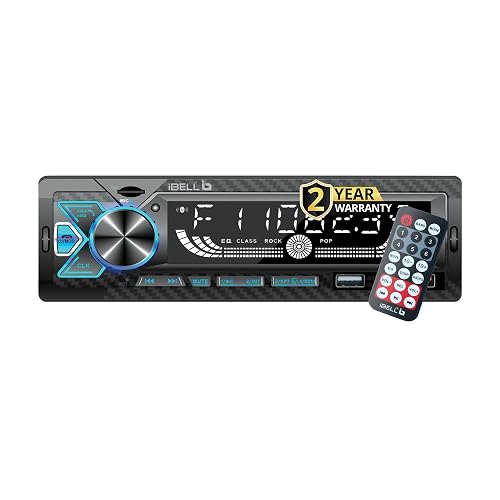 IBELL DXP 650 Car Audio System with Bluetooth, FM, Dual USB, AUX, SD Card, LCD Display Remote Control Car Audio Player