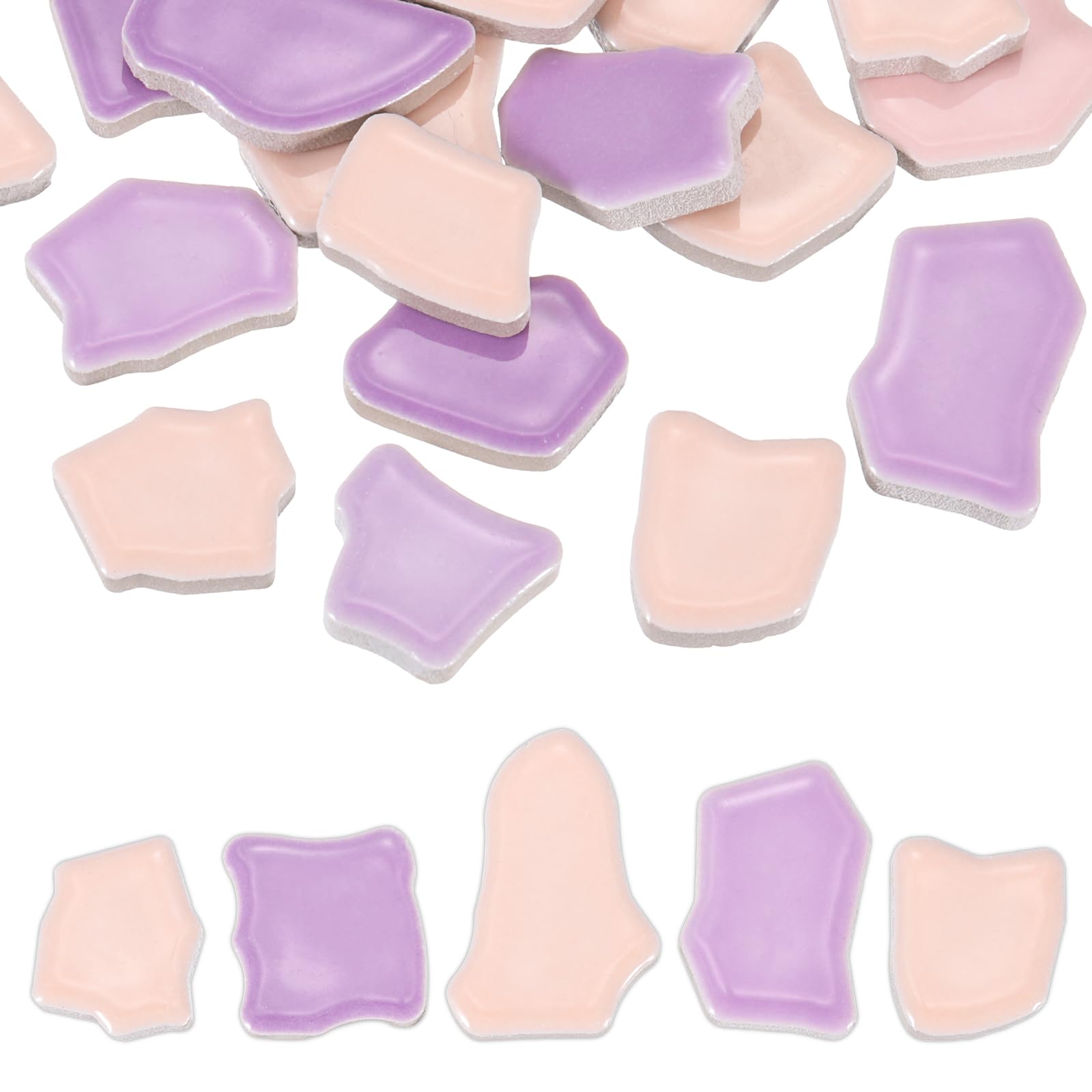 PATIKIL 250g/0.55LB Irregular Ceramics Mosaic Tiles