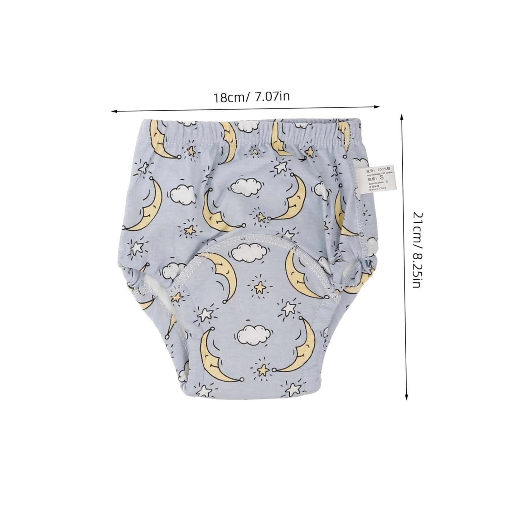 ifundom Wiederverwendbare Babywindelhose aus Baumwolle Waschbar und Bequem 6 Stück für Säuglinge 0-9kg fürs Töpfchentraining