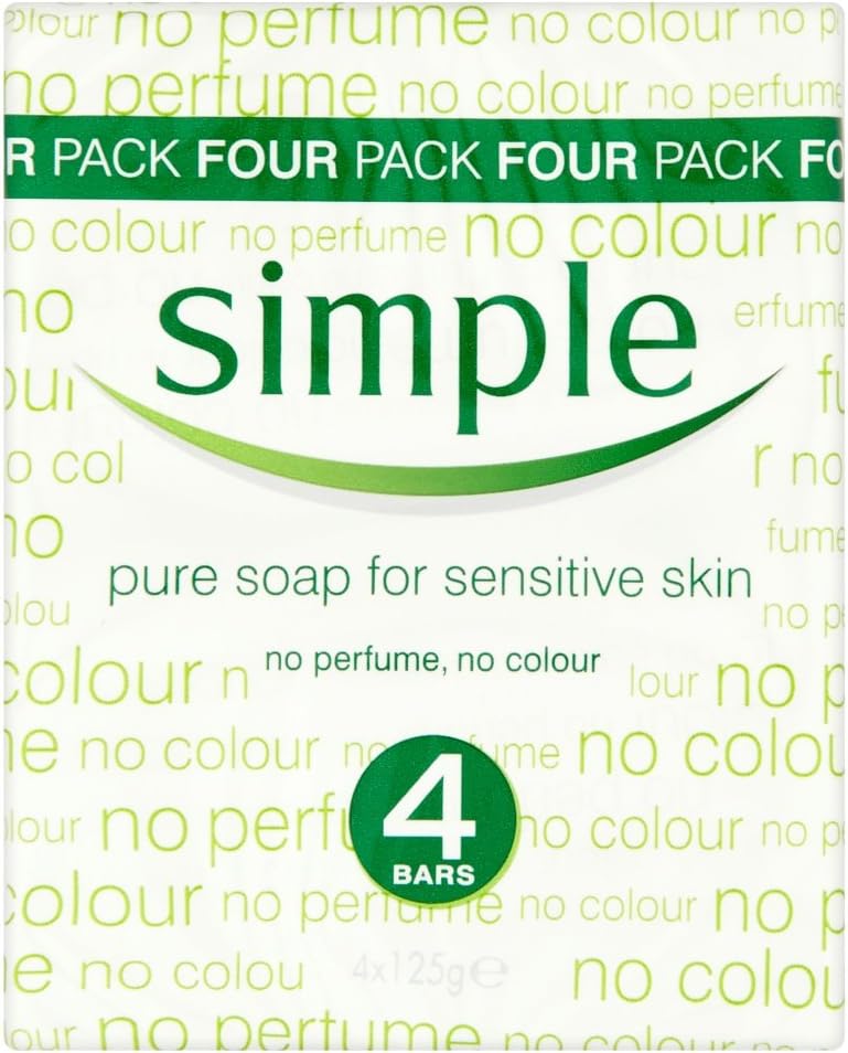 SimpleBar Soap Pure, 4 x 125 g
