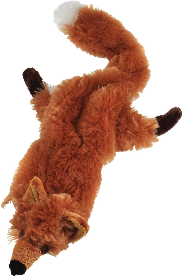 Stuffing Free Dog Toy - Fox