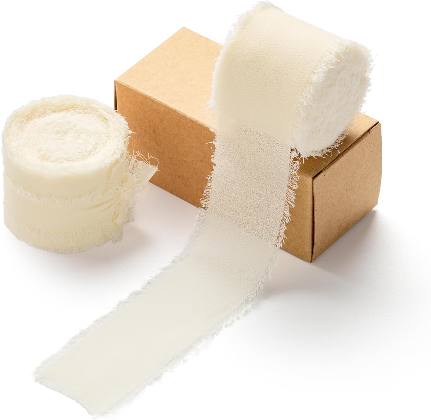 Komplettes Band Creme 25 Mm 5 Meter Und Schnallen
