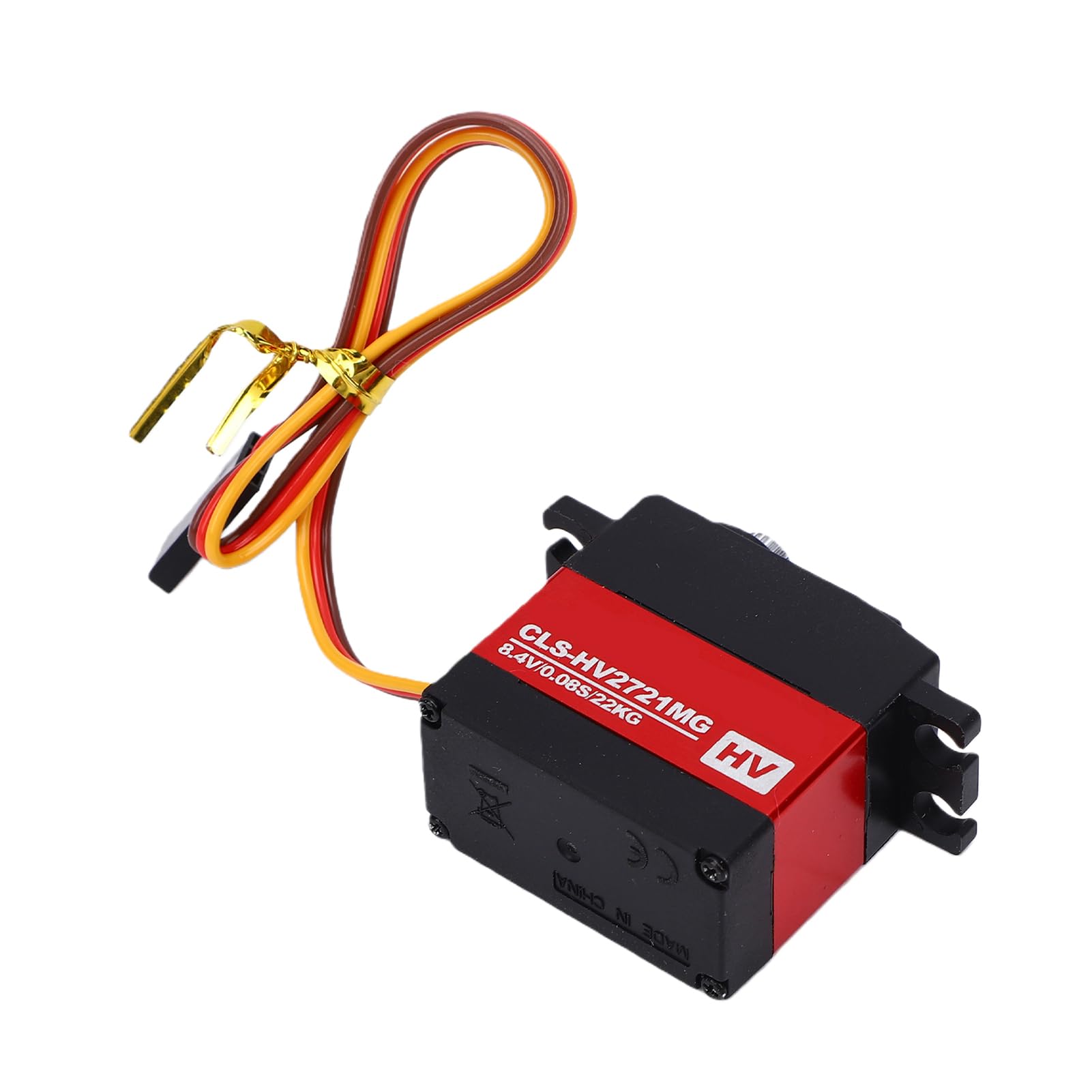 Generic Servo RC Digital con Engranaje de Metal de Alto par para Robótica y Modelo de Coche RC, Motor sin Núcleo a Prueba de Lluvia, No Programable para Aviones de Brazo, 1,21 X 0,66 X 1,28 Pulgadas
