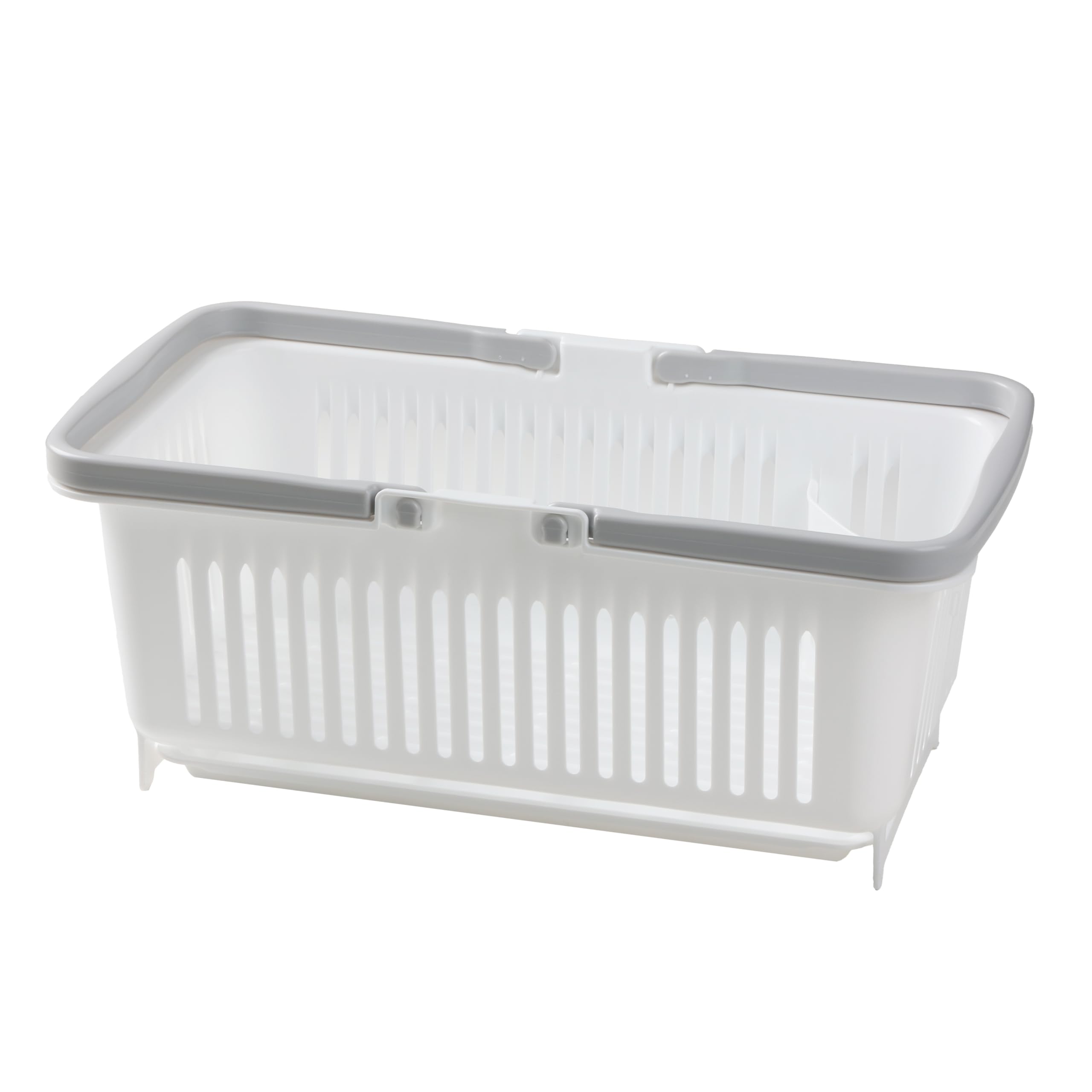 Pearl Metal Kitchen Mate Plus HC-771 Dish Drainer Basket with Handle, Plastic, Made in Japan