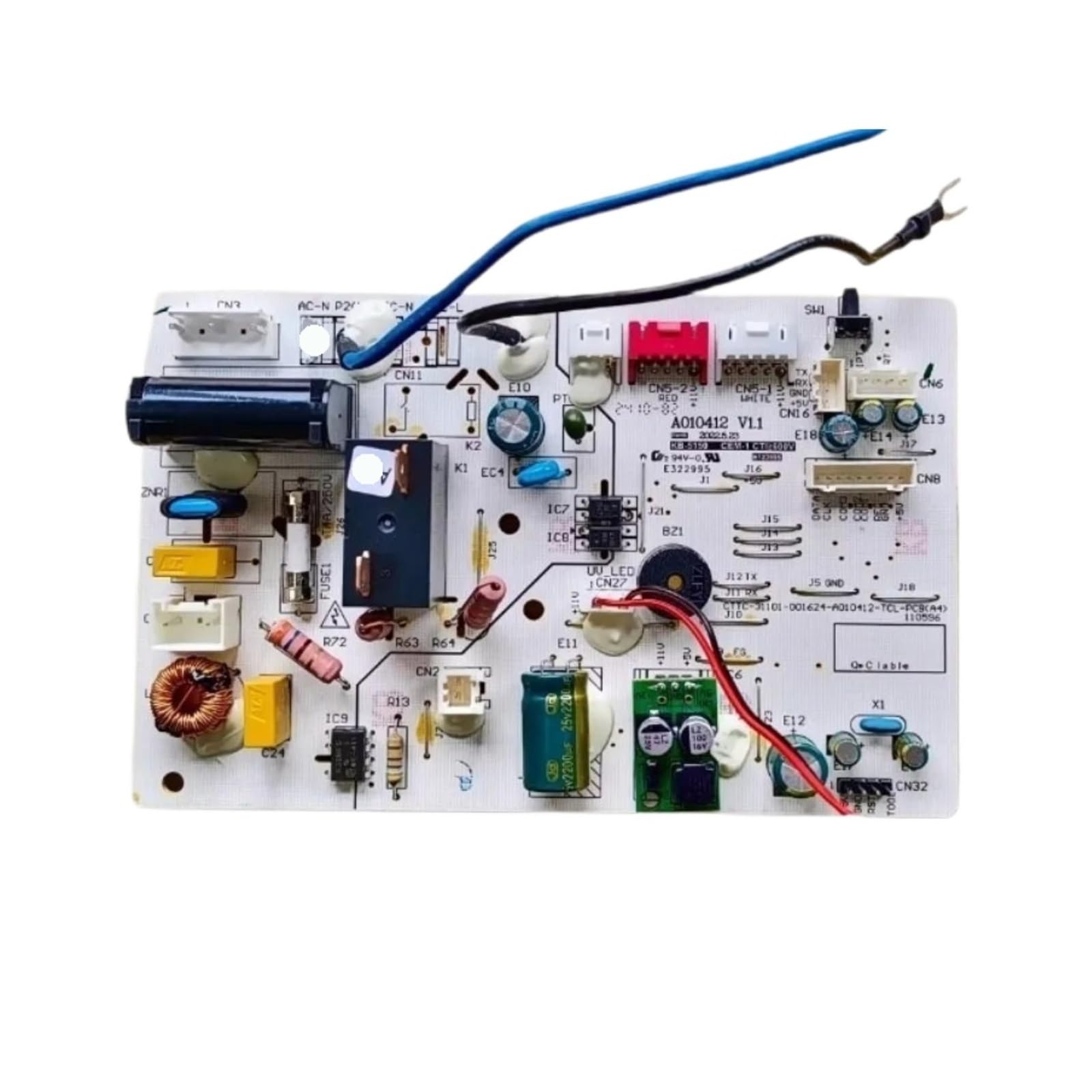 Mizfkwtzy One Color Compatible With Tcl，Air Conditioner Indoor Unit Control Board A010412 Circuit Pcb Cttc-31101-001624-A010412 Conditioning Parts