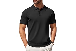 Designer Men's Prada Knit Polo Shirts: Casual Luxury