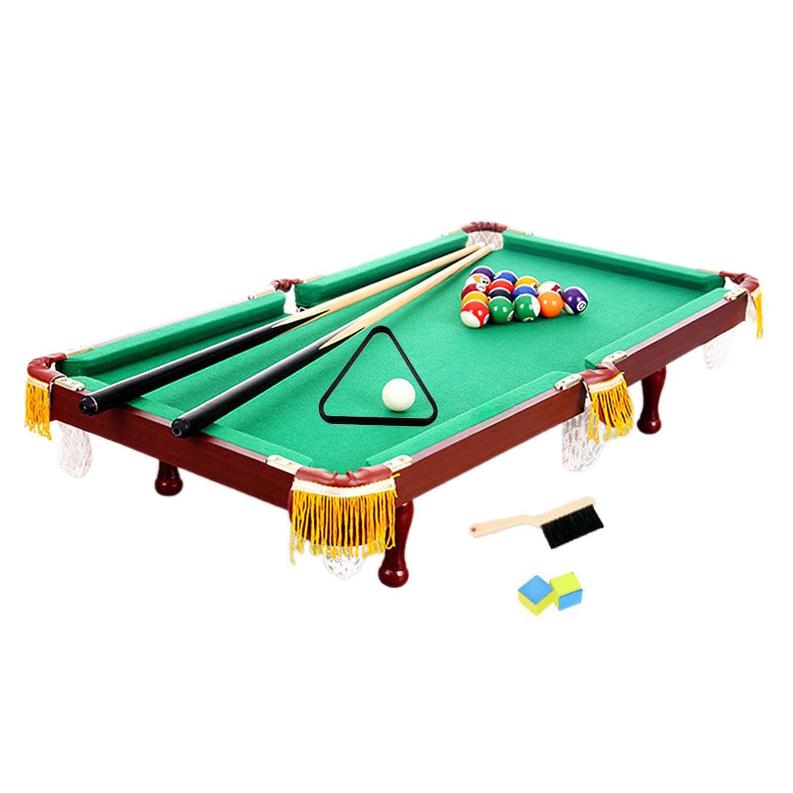 Mini Table de Billard de Voyage, idéale pour s'amuser en intérieur, pour Tous Les âges. Cadeau Parfait pour Les réunions de Famille et Entre Amis. Comprend : Boules