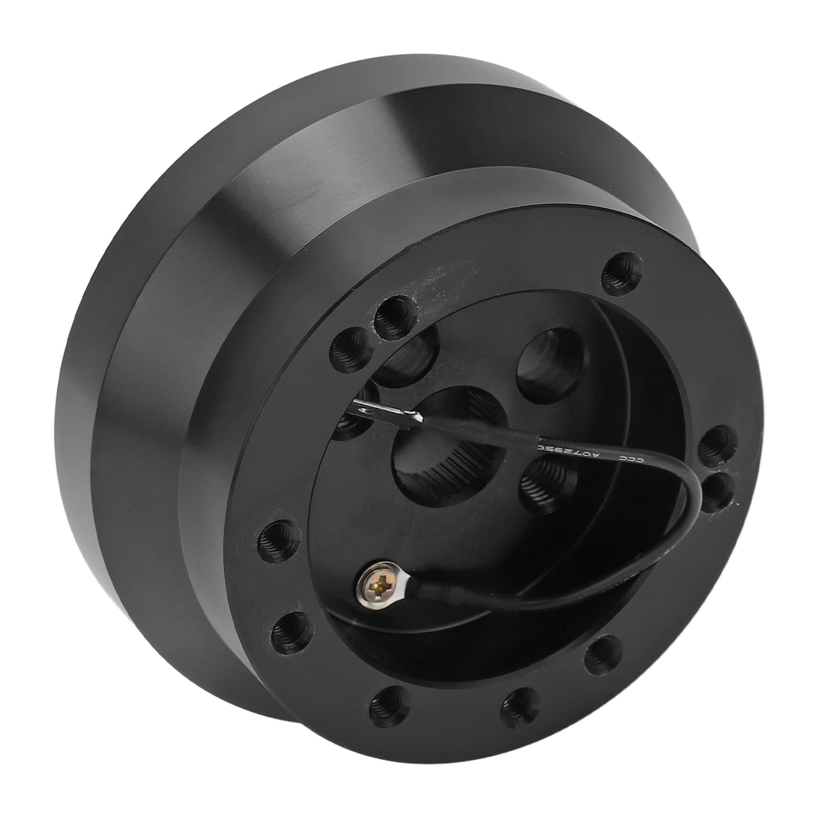Adaptateur de Moyeu de Volant Stable Durable 5 6 Trous Adaptateur Cj5 Cj7 Scrambler Chrome (Noir)