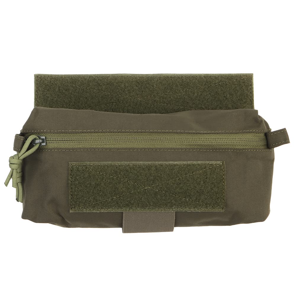 OAREA Tactical Abdominal Mini Dump Drop Pouch Fanny Pack Mini Dangler IFAK EDC Storage Bag for FCPC V5 MK3 JPC AVS Plate Carrier Vest (Color : VE-75-ACC-03-RG)