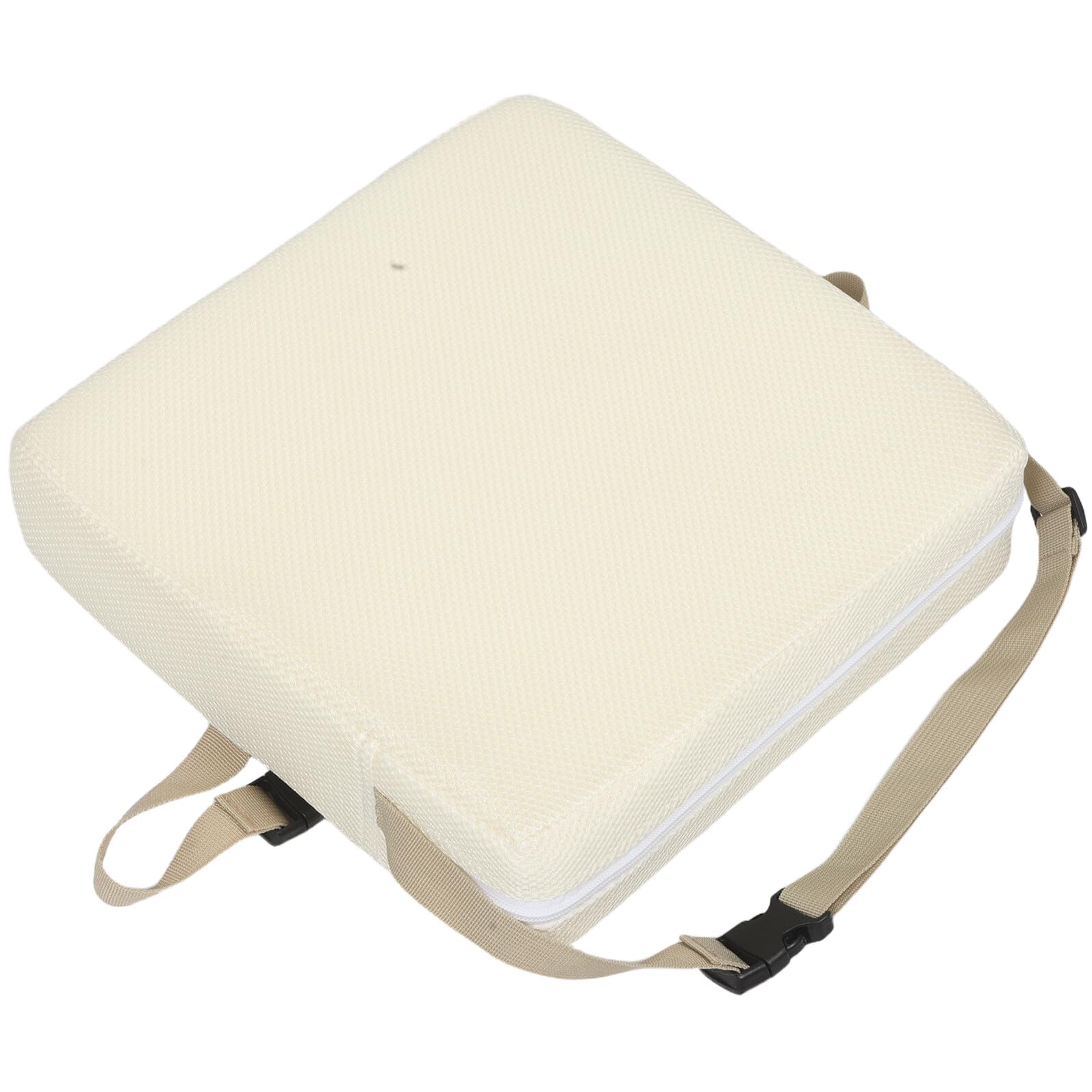 TOYANDONA Cojín Elevador para Silla Malla Transpirable para Casa y Restaurante Acolchado con Correa Ajustable y Hebilla de Seguridad