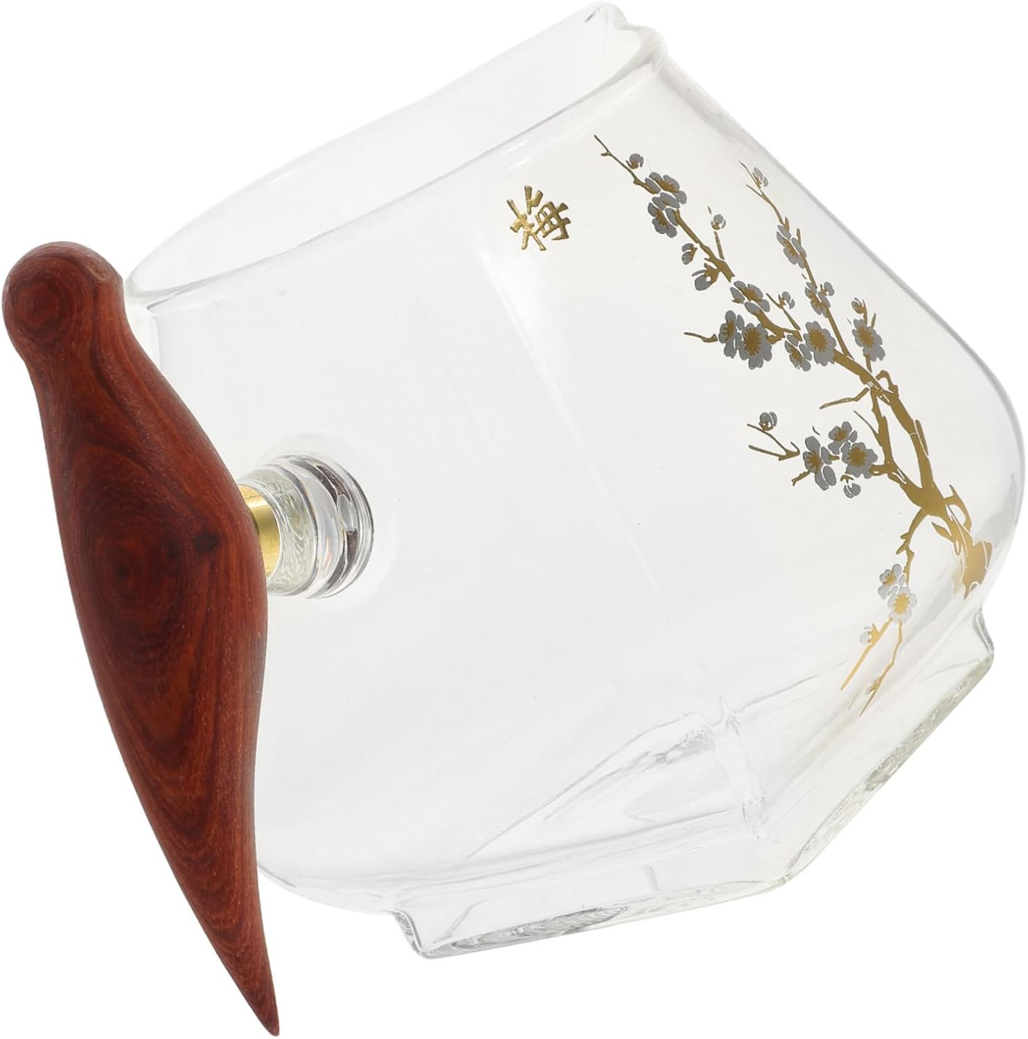 Glass Gravy Container with Handle Sauce Boat for Dining and Outdoor Use Multi Purpose Sauce Dispenser for Tea Yogurt and Dressings Elegant Western Kitchen Accessory