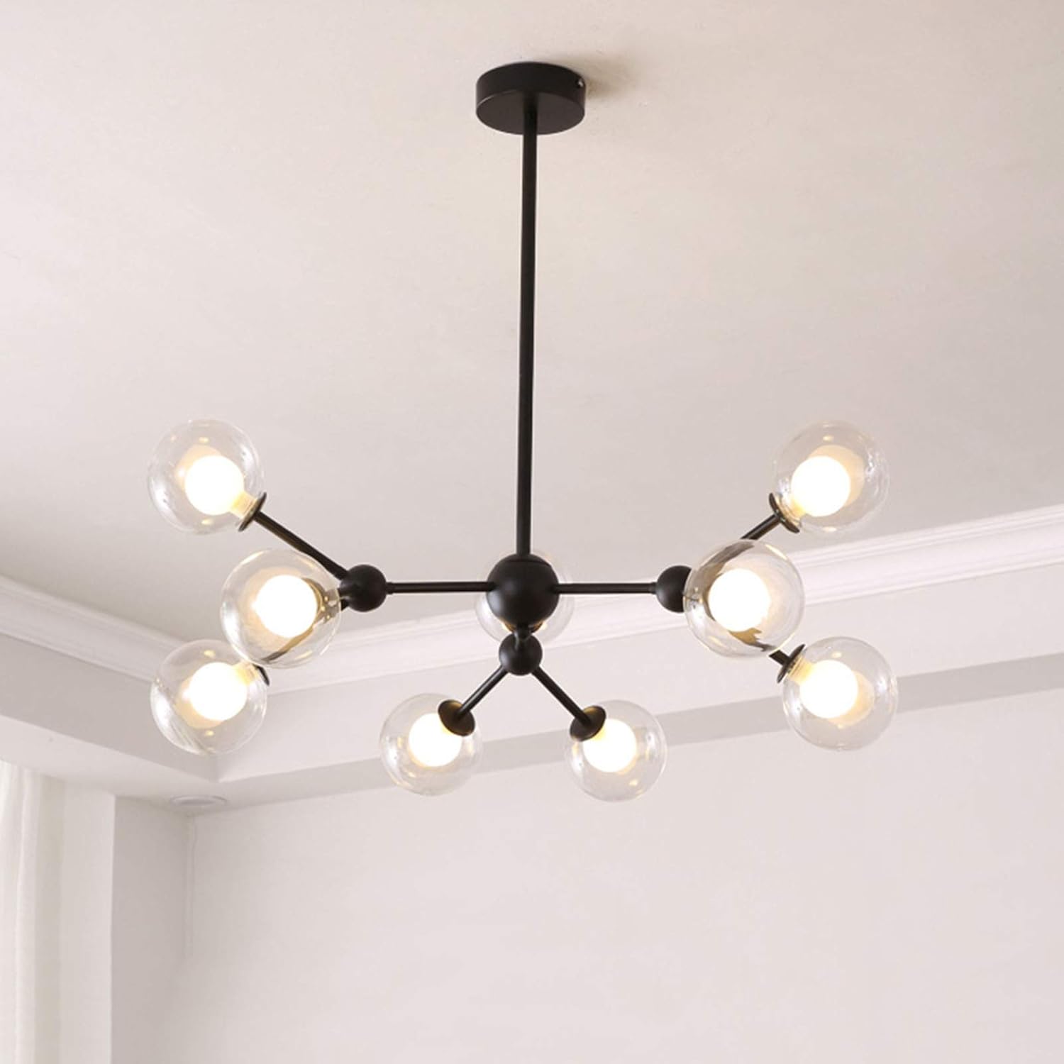 シャンデリア 照明器具, 15(Black,9t)