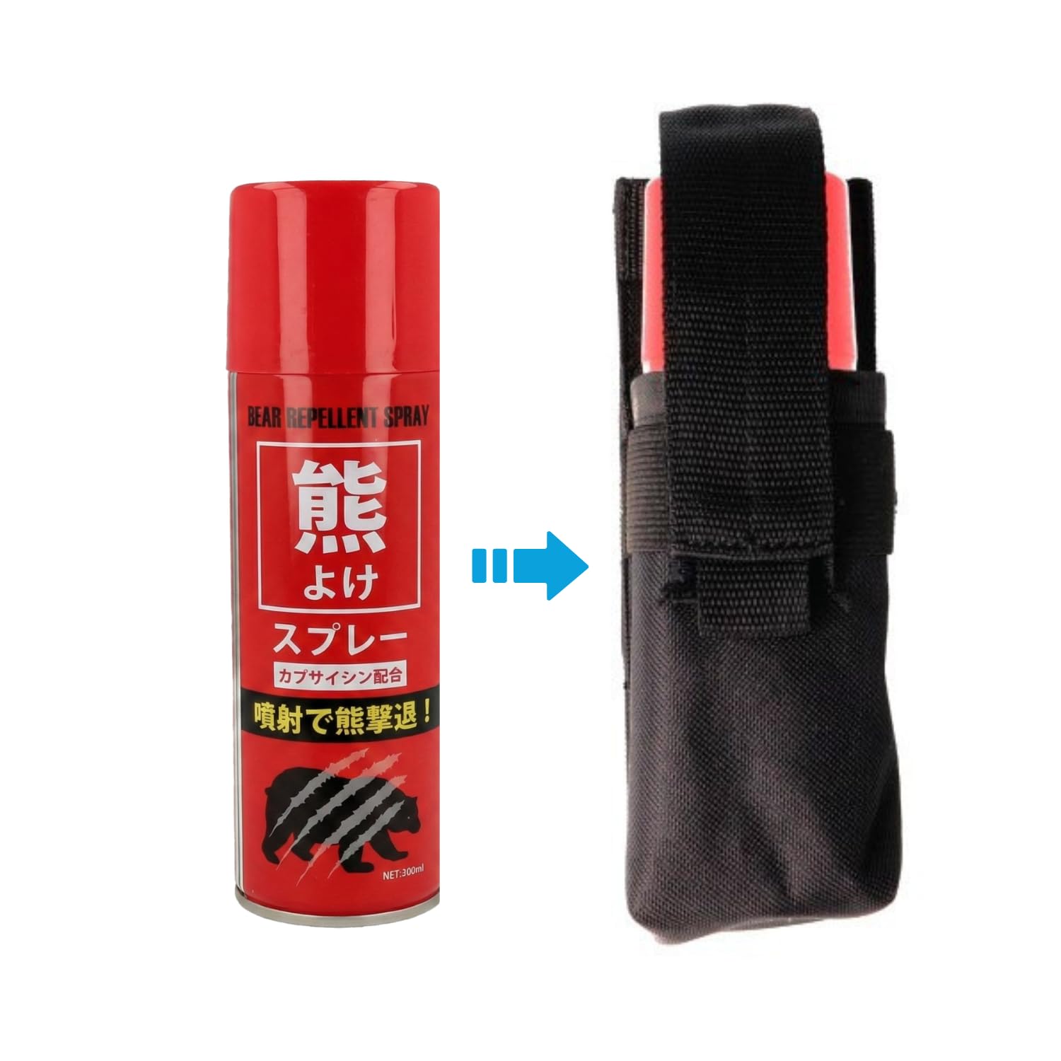 トラウトフィン熊スプレーケース flux 熊スプレーケース