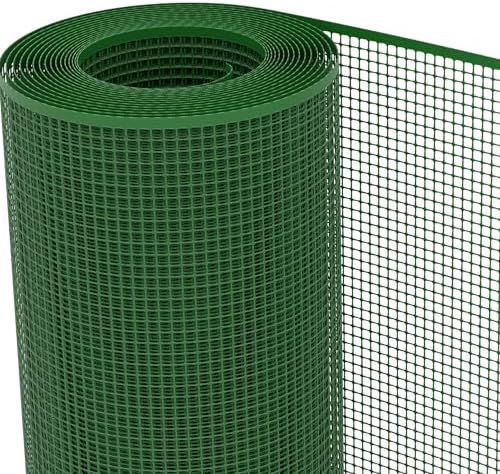 TENAX Filet en Plastique Quadra 10 Vert 0,50x5 m, Filet de Protec...