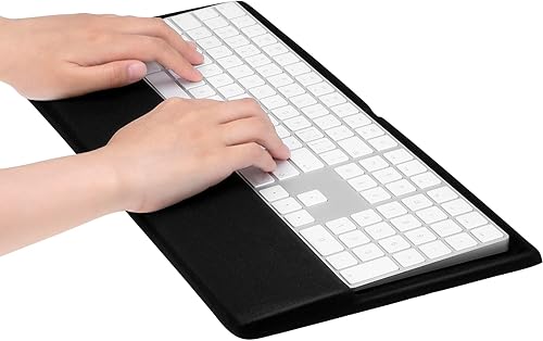 Reposamuñecas para teclado compatible con teclado inalámbrico con teclado numérico para facilitar la escritura (compatible con teclado mágico 2 con