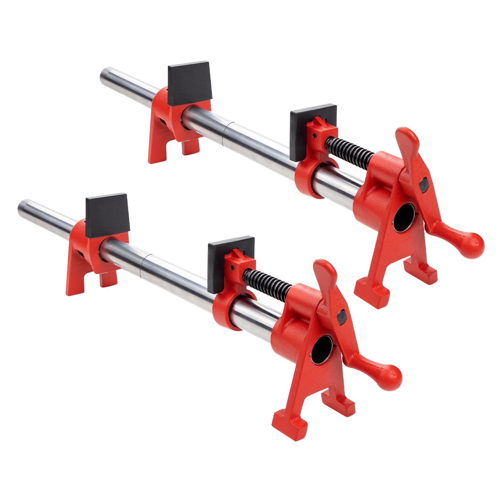 Abrazadera de Tubo para Carpintería, Juego de 2 abrazaderas de tubo de 3/4 pulgadas y tubo de extensión