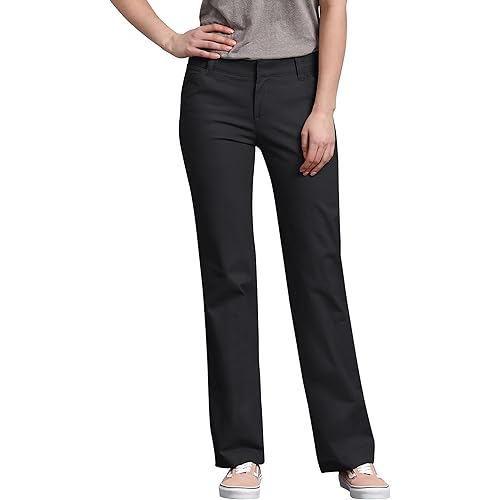 Dickies Women's Relaxed Straight Stretch Twill Pant