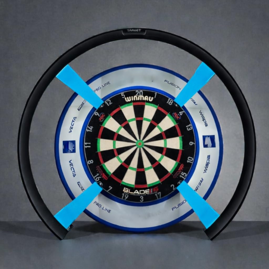 Protective Covers for Dartboard Auto Scoring System Legs and Cameras – Compatible with Target Omni Scoring System – Shock Resistant Guards – Multiple Colour Options (Blue)