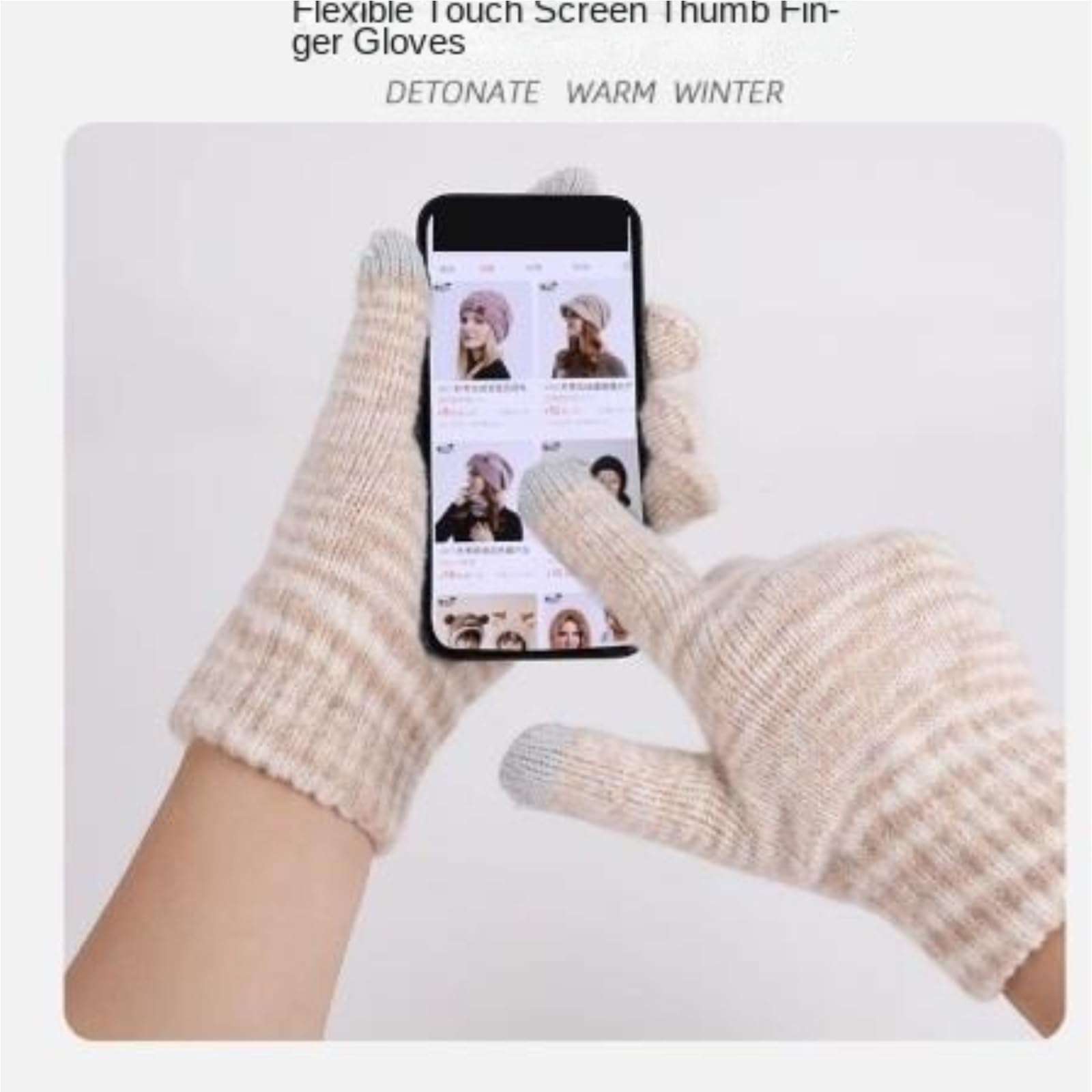Czapka szalik rękawiczki Zimowy Szalik, Rękawiczki, Czapka, Ciepły Zestaw Ubrań Na Zewnątrz Zestaw