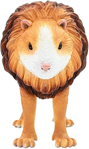 Randimals Juguete de peluche de león con cara de hámster de 15 pulgadas, suave y abrazable, de calidad premium, amigo animal híbrido que fomenta la