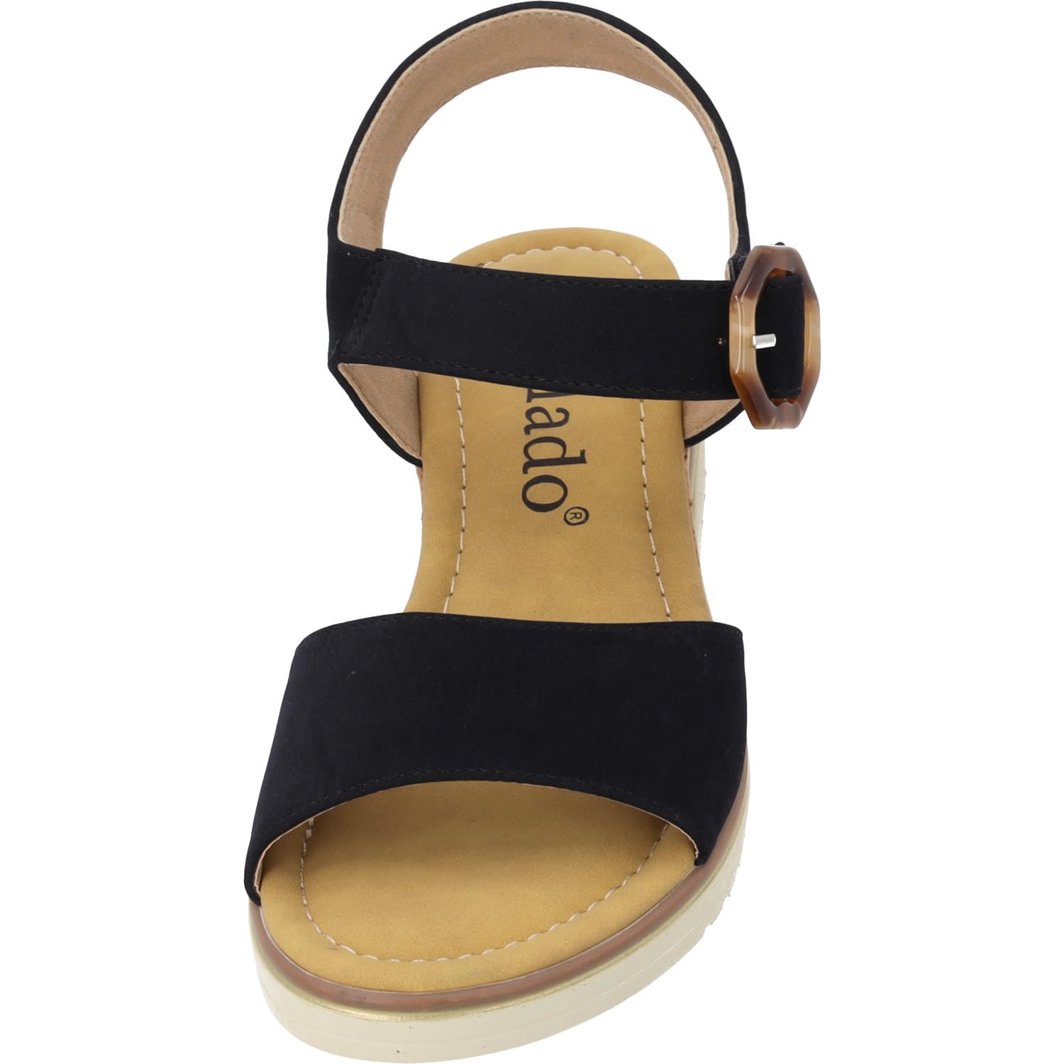 Palado Damen Sandaletten Impures - modische Sandalen - elegante Sommerschuhe mit Keilabsatz - bequeme Schuhe mit verstellbarem Riemen