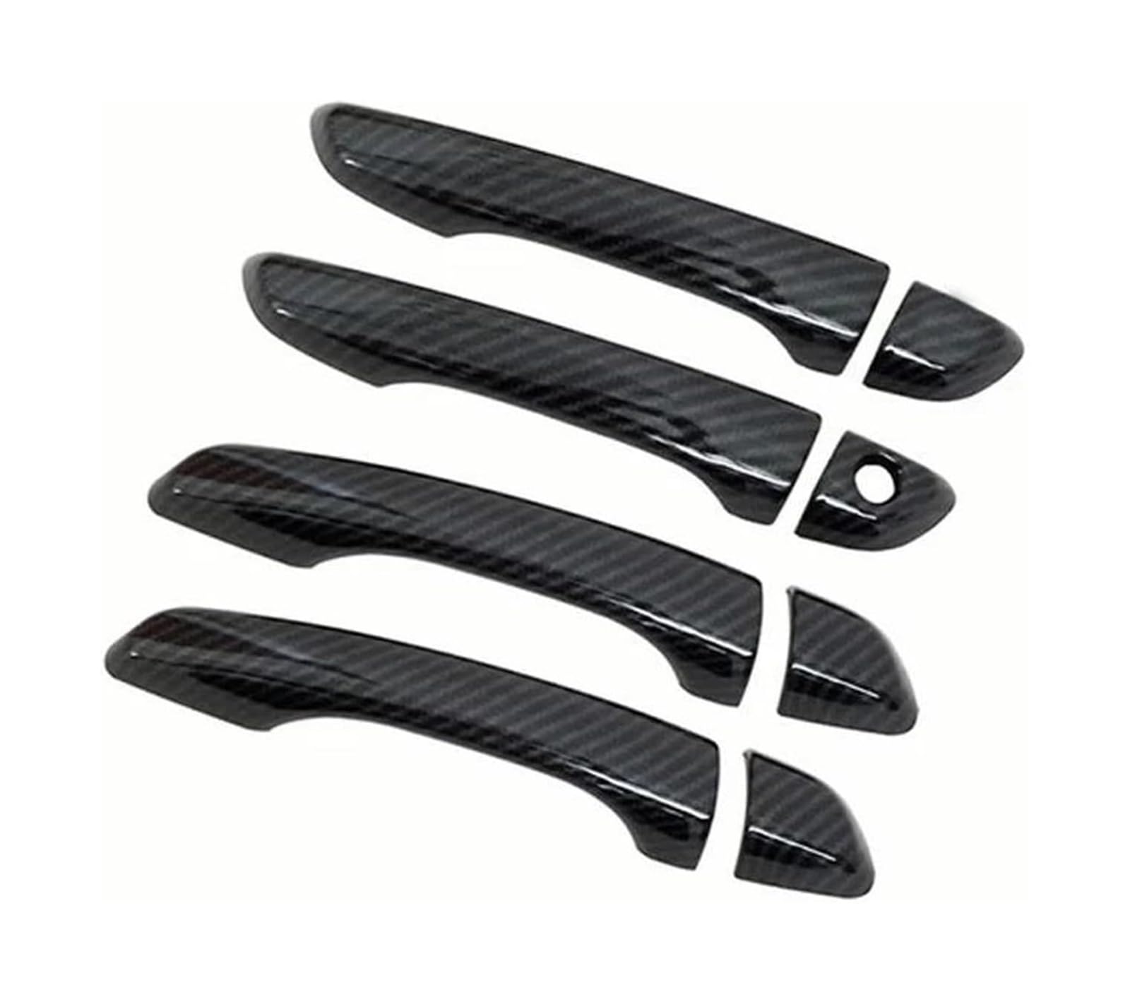 Hckclmbmzw Style2 For Peugeot 208 P21 2019-2024 Car Accessories Exterior Door Handle Cover Trim Abs Strip Decorative Door Handle Cover(Style2)
