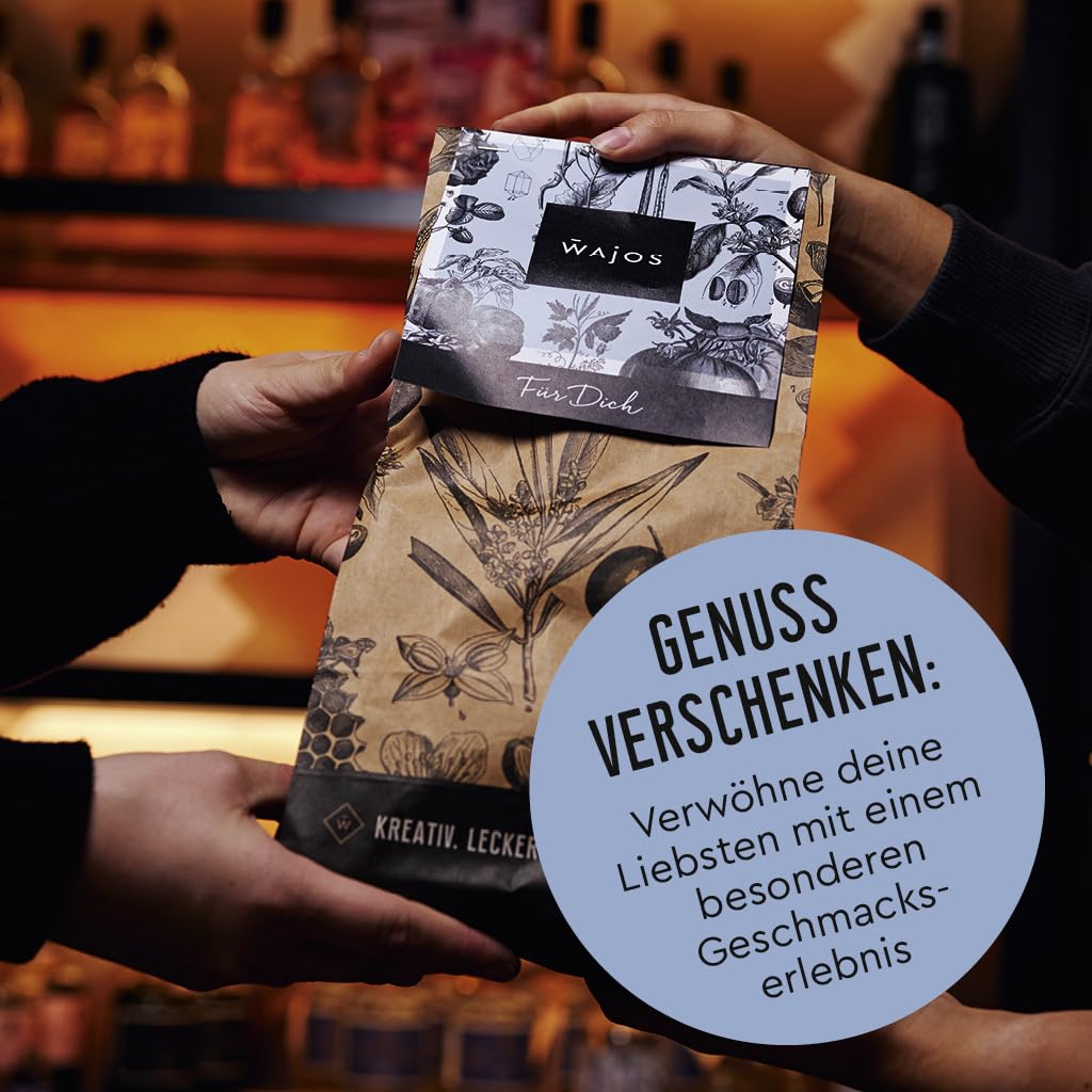 Wajos Geschenkset für Männer: 5 Produkte + Flyer mit Rezept-Ideen in Geschenkverpackung, besonderes Geschenk für Männer