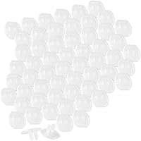 Power Gear Baby Proof Outlet Covers, 60 Pack Clear Childproof Plug Protectors UL Listed Easy Install Shock Prevention 54615