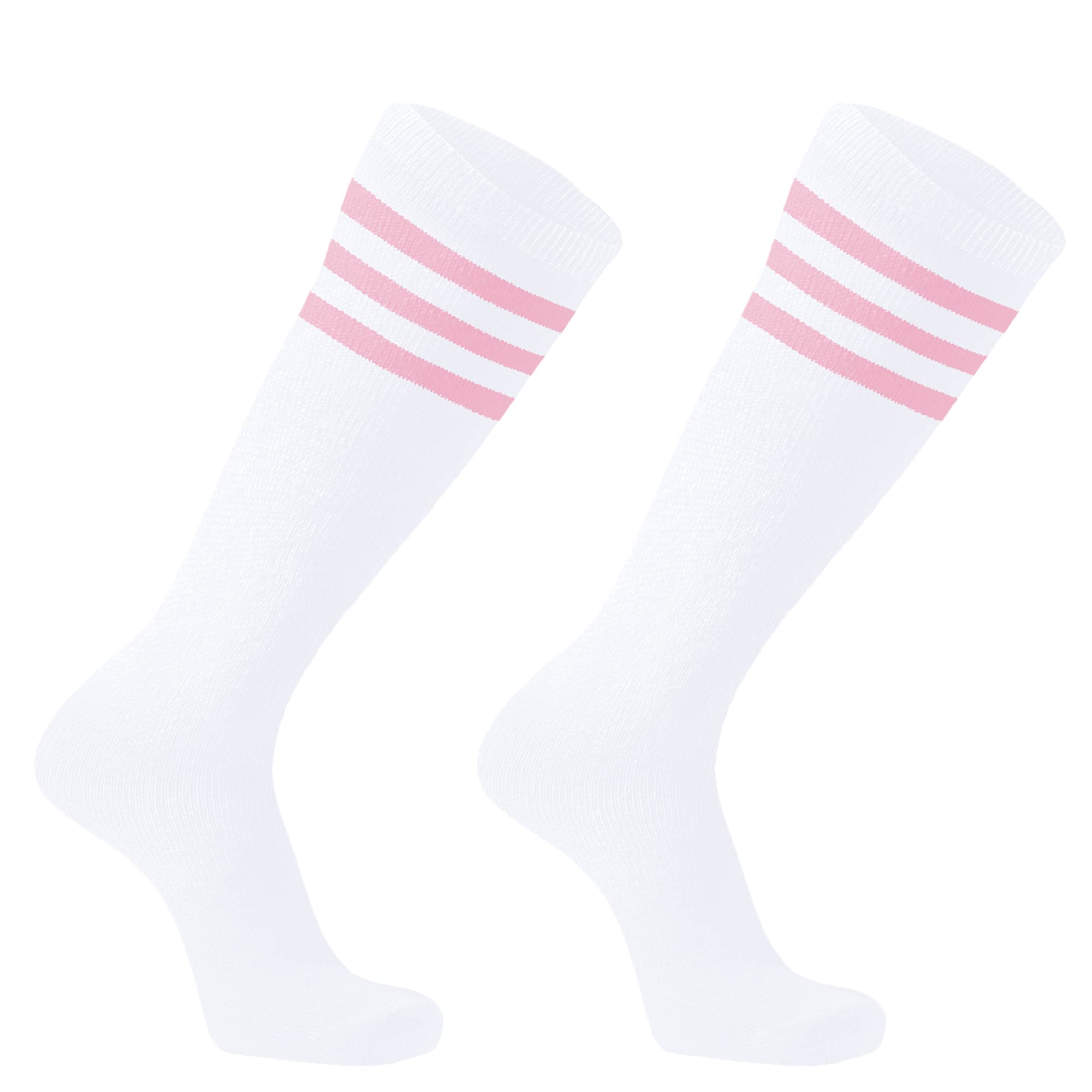 UTTPLL Kniehohe Sportsocken für Damen, gestreift, Outdoor-Sportsocken, Laufen, Baseballstrümpfe, Mädchen, lange Stiefelstrumpfhose