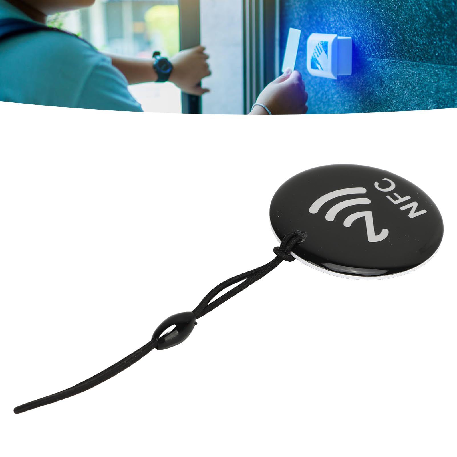 Karta NFC 13,56 MHz, 10 sztuk Programowalne Tagi NFC Wodoodporne Wielokrotnego Zapisu 8 Kbit