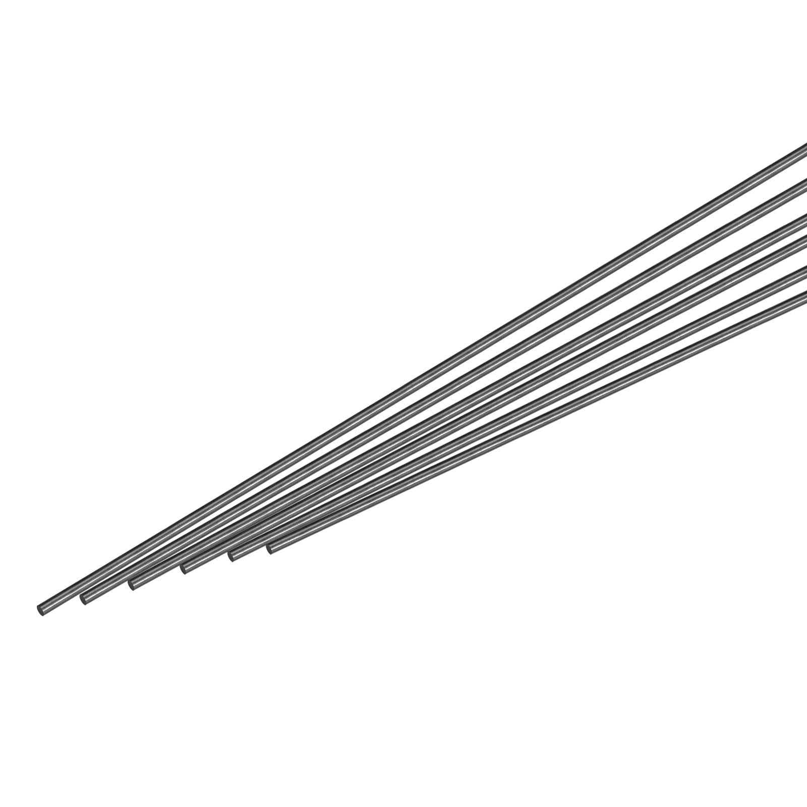 QUARKZMAN 10 Pcs Barres en Fibre de Carbone, 1,5mm x 500mm pour Avion RC, Outil de Bricolage pour Aile de Quadcoptère