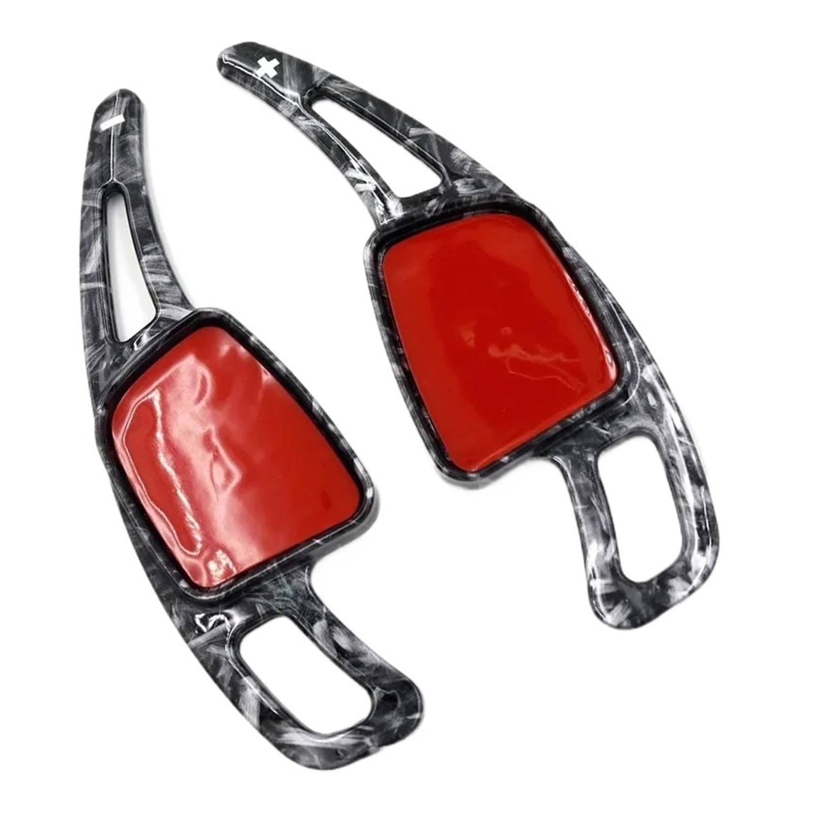 YAKISA Paddles Shift for A3 for A4 for A5 S3 S4 S5 SQ5 SQ7 Q2 for Q3 for Q5 for Q7 TT for TTS Car Steering Wheel Shift Paddle Shifter Extension Paddle Shifter(Forged Pattern)