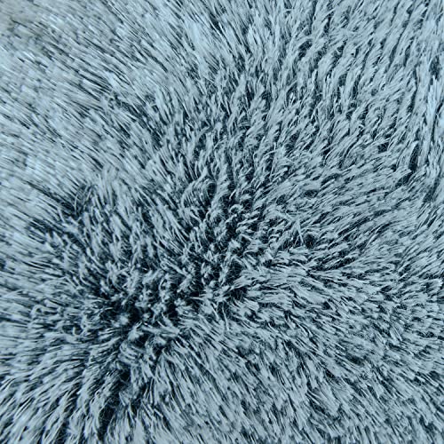 Image of Faux Fur Throw Pillow Covers for Couch Decorative Pillows 24x24 Inches
