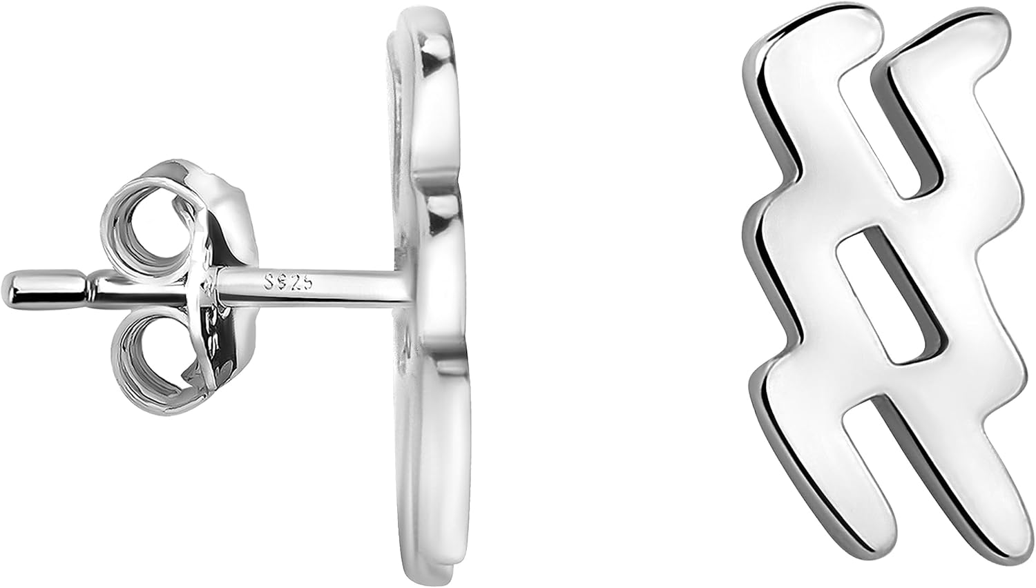 SOFIA MILANI - Pendientes Para Mujeres En Plata De Ley 925 - Chapados En Oro - Pendiente De Botón De Círculo - E2606