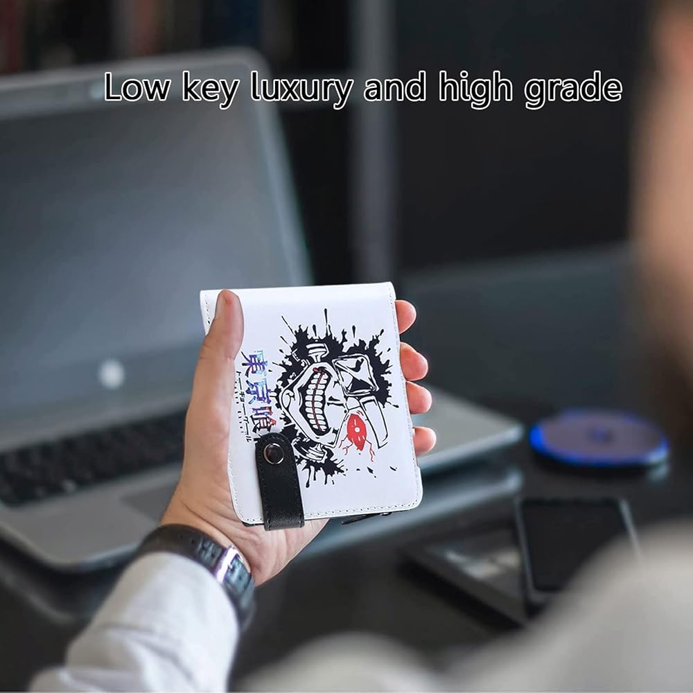 Amazon.com: QJSHUA Bleach Wallet Anime, Tokyo Ghoul Wallet, Faux