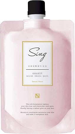 Amazon Sing シング 白肌スクラブクリームパック 洗い流すタイプ フェイスパック 150g シング フェイスパック 通販
