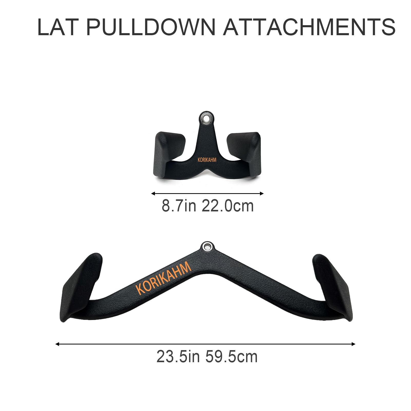 Ergonomic Design Lat Pull Down Bar Grip Handle, Lat Pulldown Attachments, Strength Trainer for Athletes, Climbers & Fitness Enthusiasts