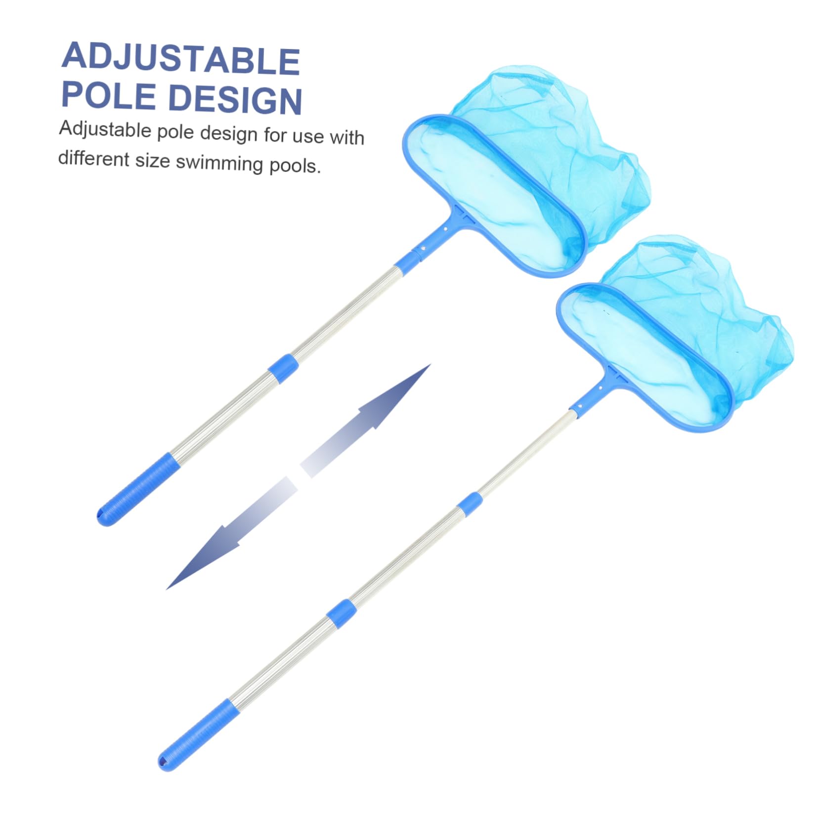 PartyKindom Recogedora para Limpieza Skimmer De Piscina Telescópica Accesorios para Piscina Equipo De Limpieza De Piscina para Piscina Cesta para Skimmer De Piscina