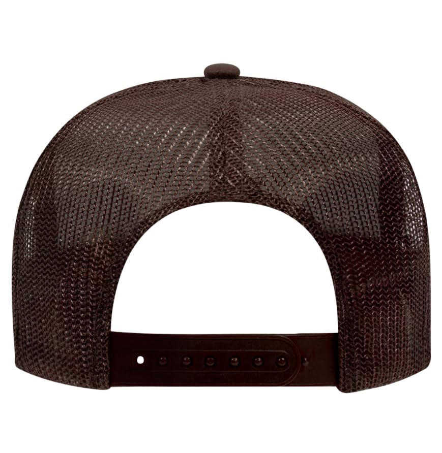 Image of Otto Cap 5-Panel High Crown Mesh Back Trucker Hat