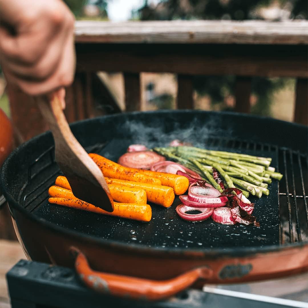 Great American Griller EZ Fish & Veggie Non-Stick Barbeque Grill Mats Set of 2 and Great American Griller Accelerated Meat Defroster Pro 3.0 - Defrosting Tray : Patio, Lawn & Garden