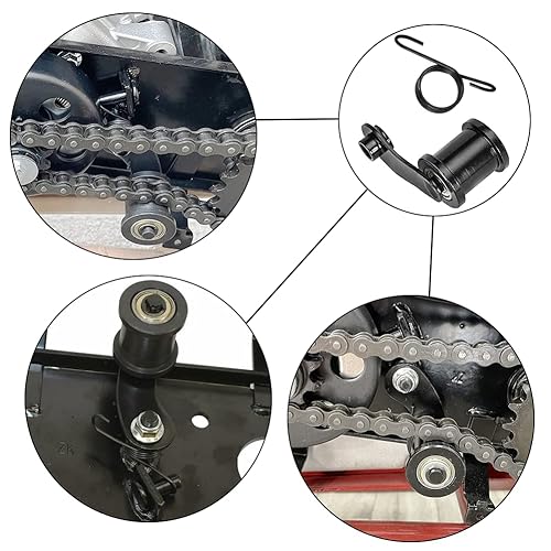 Miniatura 2 de QYMOTO Mini tensor de cadena de bicicleta de 1-3/4 pulgadas para Coleman CT200U CT100U CT200U-EX BT200X, Axis M200 Mini Bike Hensim Baja Massimo