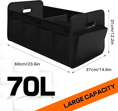 Foldable Car Boot Bag, Car Boot Organiser, Waterproof Trunk Storage Box