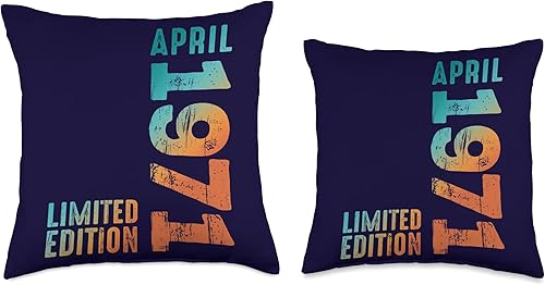 Miniatura 3 de Awesome Limited Edition April 1971 Retro 1971 Vintage 1971 Throw Pillow