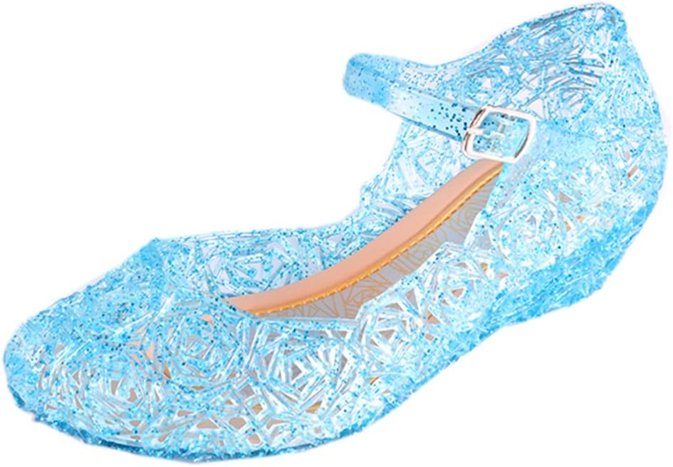 Princess Girls Sandals Jelly Mary Jane Dance Party Cosplay Shoes for Kids Toddler