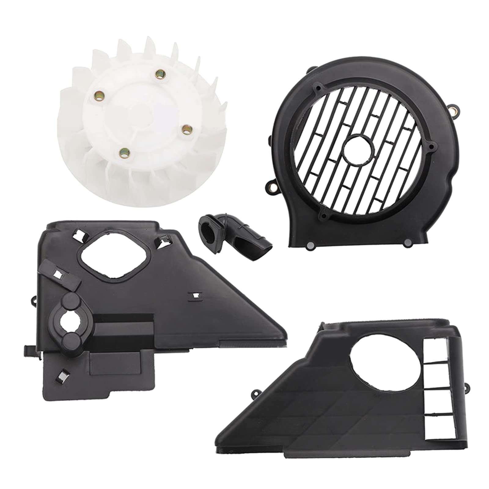 Juego de cubierta de refrigeración por aire con cubierta de ventilador para motor ATV Go Kart Scooter de 150 cc